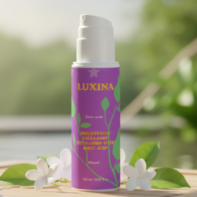 LUXINA Brightening Exfoliator - Spa Garden